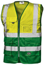 Sir Safety System System Grifone jól láthatósági mellény sárga/zöld M/L (SSY-MC3513EF-M)