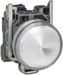 Schneider Electric Harmony XB4 - ATEX D - XB4BVM1EX - komplett LED jelzőlámpa, Ø22, fém, fehér, 240VAC (XB4BVM1EX)