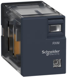 Schneider Electric Harmony Electromechanical Relays - RXM4LB2B7 - Miniatűr dugaszolható relé - RXM, 4 C/O - 24 V AC - 3 A - LED - es (RXM4LB2B7)