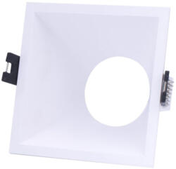 Daniella deLux Beépíthető fix spot lámpa keret, süllyesztett, fehér, műanyag, négyzetes LED GU10/MR16 - deLux DEL1563 (DEL1563)
