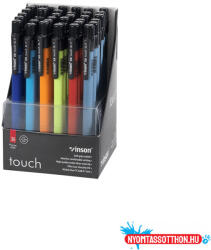 Vinson Golyóstoll nyomógombos gumírozott test Vinson X6 vegyes display 36 db (GTVINX636D) - nyomtassotthon