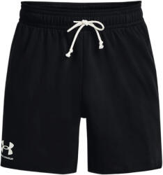 Under Armour Rival Terry 6in Short Black Férfirövidnadrág M