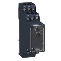 Schneider Electric Harmony Timer Relays - RE22R1CMR - ejtéskésleltető időrelé, C - Ct, 1CO, 8A, 24 - 240VAC/DC (RE22R1CMR)