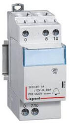 Legrand 413091 Lexic csengőtrafó 230/12-8V 8VA (413091)