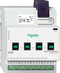Schneider Electric Merten-KNX REG-K/4x230/16 kapcsolóaktor kézi üzemmóddal és áramérzékeléssel MTN647595 Schneider (MTN647595)