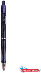 BLUERING Golyóstoll nyomógombos Bluering(R) V5 fekete test gumírozott fogó, írásszín kék (45802)