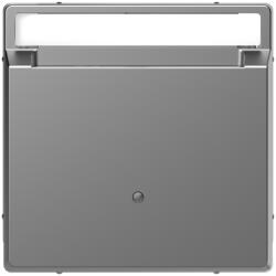 Schneider Electric Merten System Design - MEG3854-6036 - Fedlap hotelkártya kapcsolóhoz, acél (MEG3854-6036)