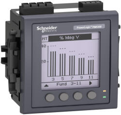 Schneider Electric PM5000 series - METSEPM5340 -PM5340 Teljesítménymérő, Ethernet, memória, 2DI / 2DO / 2 Relé kimenet, riasztások, 100-415 V AC (METSEPM5340)