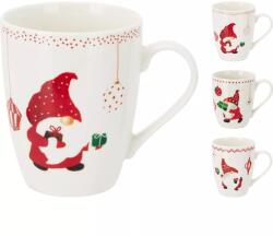 Gastro Bögre füllel Manó, porcelán, vegyes minták, magasság: 100 mm, átmérő: 89 mm