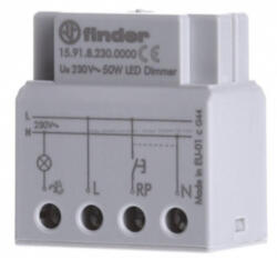 Finder 15.91. 8.230. 0000 Dimmelhető elektronikus relé (15.91.8.230.0000) - lumenet