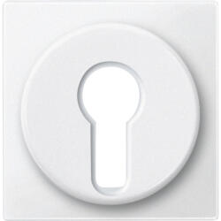 Schneider Electric Schneider Merten Fedlap, kulcsos kapcsolókhoz, System-M, mattfehér 318119 (318119)