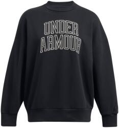 Under Armour Női szabadidős cipzár nélküli pulcsi Under Armour ICON HWT TERRY OS CREW W fekete 1386493-001 - XS