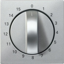 Schneider Electric MERTEN Burkolat, időkapcsolóhoz (15p), System-M, alumínium 539060 Schneider (539060)