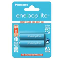 Panasonic ENELOOP LITE elem (AA, BK-3LCCE, 1.2V, 950mAh Ni-MH, újratölthető) 2db/csomag (BK-3LCCE/2BE_N) (BK-3LCCE/2BE_N)