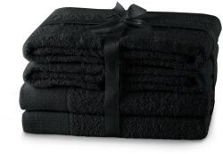 AmeliaHome Törölköző AMARI - AMELIAHOME szín fekete stílus klasszikus 2*70x140+4*50x100 AmeliaHome