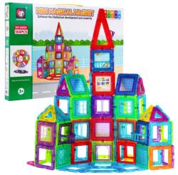 Mamido Kit construcție magnetică 184de piese Jucarii de constructii magnetice
