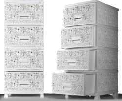 Megaplast MEGA PLAST MP1362 RAF MONAKO fehér, fiókos (146000194)