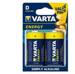 VARTA Energy LR20 Góliát elem D, alkáli mangán 1, 5V (2 db) (4120229412) - aqua