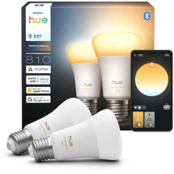 Philips Hue White Ambiance 6 W, 810 lm, E27, 2 db
