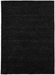 Rezas Fekete Prémium Gyapjú Szőnyeg Panorama Uni 300x250 cm
