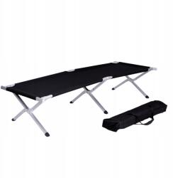 Linder Exclusiv Kemping Összecsukható Fekvőágy Fekete (MC372161S)