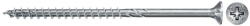 Fischer chipboard screw PowerFast II 5.0x100 countersunk head PZ (100 pieces, partial thread, galvanized) (670407) - 24mag