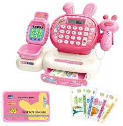 Man Yuk Toys Касов апарат зайче със светлинни и звукови ефекти - комплект от 10 части. - на унгарски език (t858-1m)