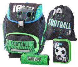 Spirit Ghiozdan școlar Logic set 4 în 1 Neon Football - Fotbal