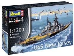 Revell Пластмасов модел комплект кораб 05183 - USS New Jersey (1: 1200)