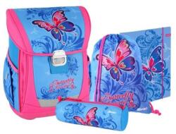 Spirit Ghiozdan școlar - set de 4 piese COOL Butterfly - fluture
