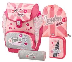 Spirit Ghiozdan școlar Logic set 4 în 1 - London Love