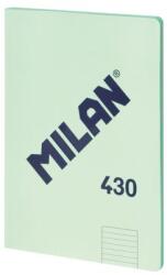 MILAN Caiet A4 MILAN cu linii, 48 de coli, verde