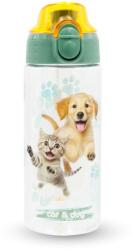 JUNIOR Sticlă de băut JUNIOR S8 TRITAN 500 ml - Pisică și Câine