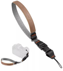 K&F Concept fényképezőgép csuklópánt gyors kioldással, barna-szürke (KF-13-116)