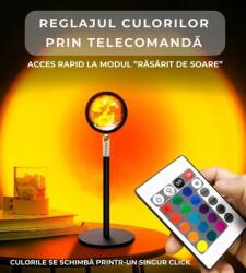 DelSim Lampa LED Smart Sunset cu proiectie ambientala 72DESI