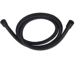 Arezzo design BLACKFIELD Matt fekete 1, 5 m gégecső (AR-2004MB) - palatinusfurdoszoba