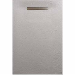 AREZZO design design SOLIDSoft zuhanytálca 140x90 cm, BETON, egyenes lefolyóval (2 doboz) (AR-90140LINC)