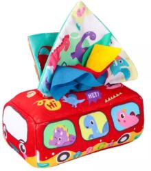 Man Yuk Toys Cutie de șervețele diverse materiale - roșu (057 6A)