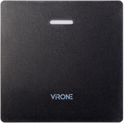  Akkumulátor nélküli ajtócsengő gomb vezeték nélküli csengőkhöz, TELERO sorozat, fekete (DB-8PD/B)