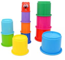 Man Yuk Toys Pohártorony játékszett, 11 db-os (11403) - jatekbolt