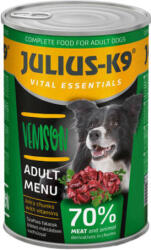 Julius-K9 Venison konzerv kutyáknak - Szaftos falatok szarvashússal (12 x 1240 g) 14.88kg