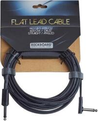 RockBoard Flat 6 m Drept - Oblic Cablu de instrument (RBO CAB FL 600BLK SA)