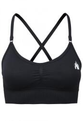 Gorilla Wear - Olivia Seamless Bra - Varrásmentes Melltartó - Fekete
