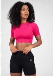 Gorilla Wear - Whitney Seamless Crop Top - Női Varrásmentes Crop Felső - Rózsaszín