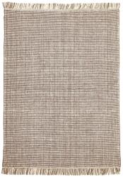 Rezas Barna És Fehér Prémium Gyapjú Szőnyeg 90x60 cm