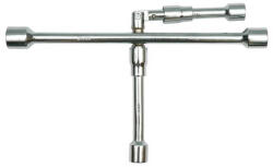  Kerékkulcs, keresztkulcs, összehajtható, 17, 19, 21, 23mm