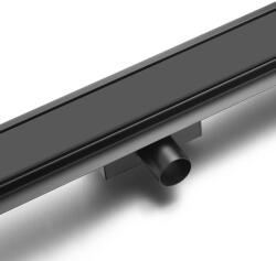 Arezzo Padlóösszefolyó, AREZZO design 2in1 800 mm-es rozsdamentes acél folyóka fekete AR-800MBD