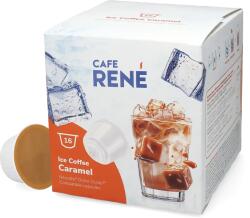 Café René | Iced Coffee cu caramel - 16 capsule compatibil cu Dolce Gusto