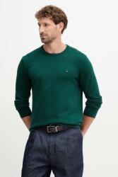 Tommy Hilfiger pamut pulóver könnyű, MW0MW39999 - türkiz XL