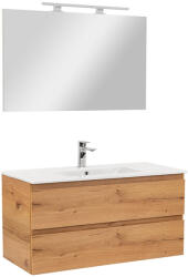 Leziter Mobilier complet de baie Vario Forte 100 stejar-stejar (Vario081-k)